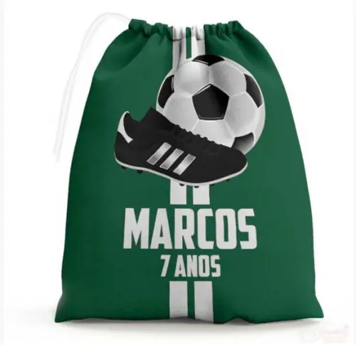 Saquinho Surpresa Personalizado Mesa de Futebol