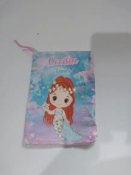 Saquinho Surpresa Personalizado Sereia