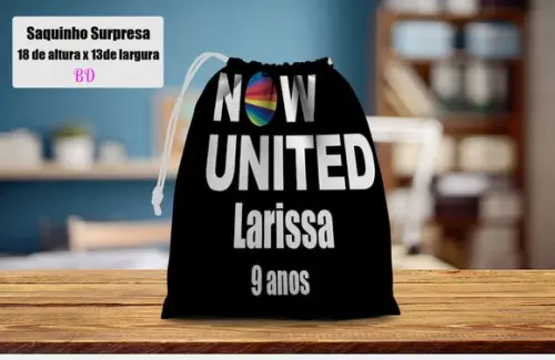 Saquinho Surpresa Personalizado Now Unitendi