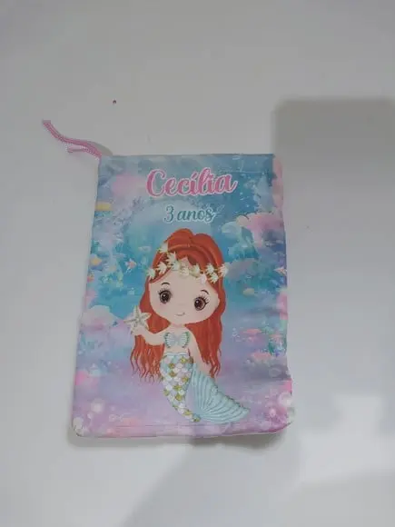 Saquinho Surpresa Personalizado Sereia