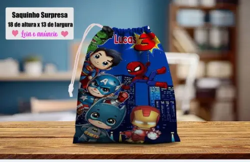 Saquinho Surpresa Super Herois Baby Marvel