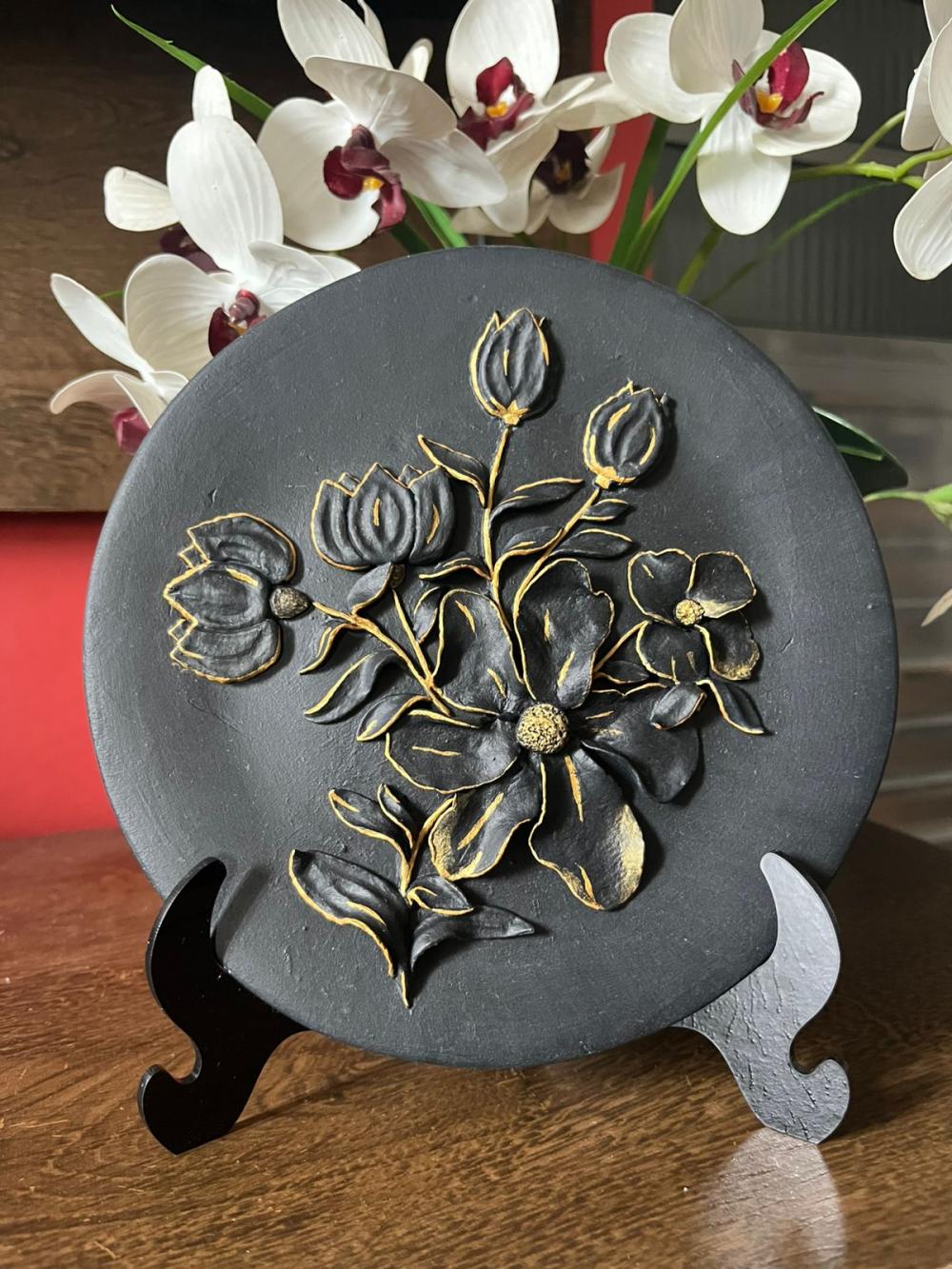 Quadro decorativo em alto relevo