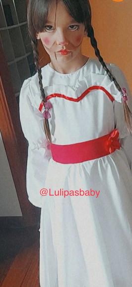 Fantasia Annabelle Infantil halloween