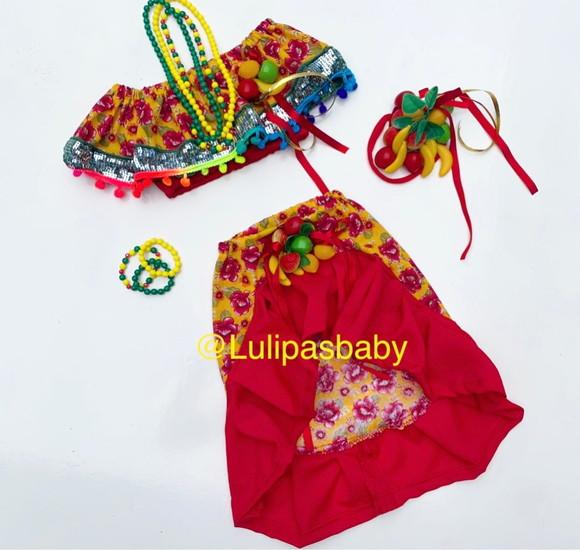 Fantasia Carmen Miranda infantil