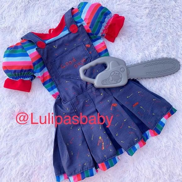 Fantasia Infantil Brinquedo Assassino Chucky Feminina