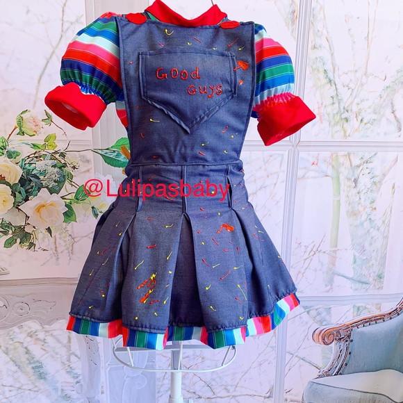 Fantasia Infantil Brinquedo Assassino Chucky Feminina