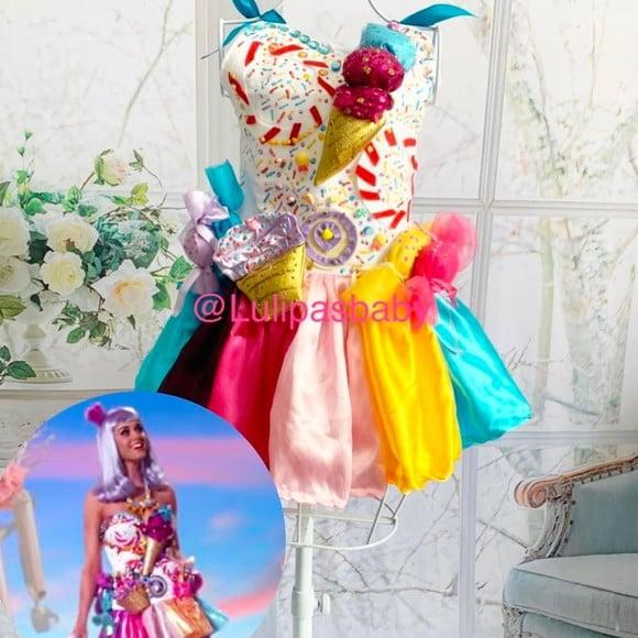 Fantasia Katy Perry California Gurls Infantil