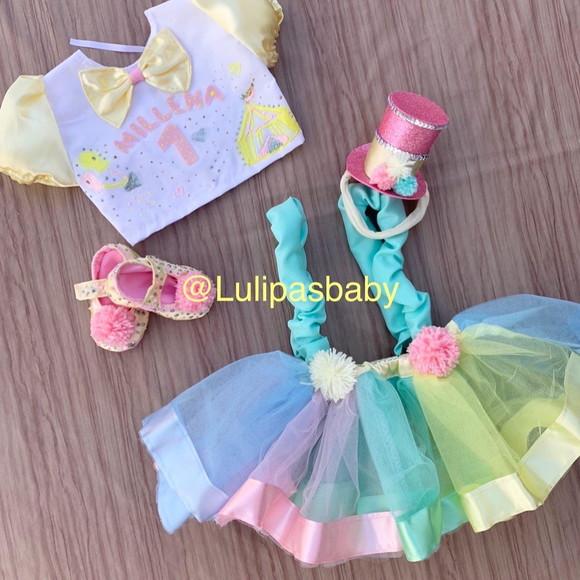 Fantasia palhacinha circo infantil