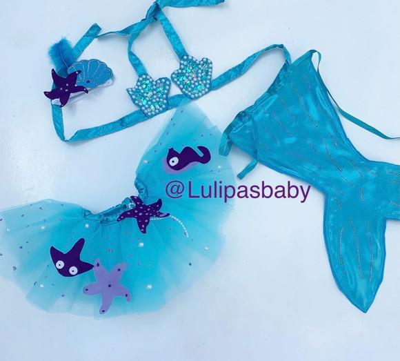 Fantasia Sereia infantil