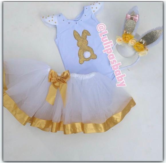 Roupa Infantil Páscoa Coelhinha