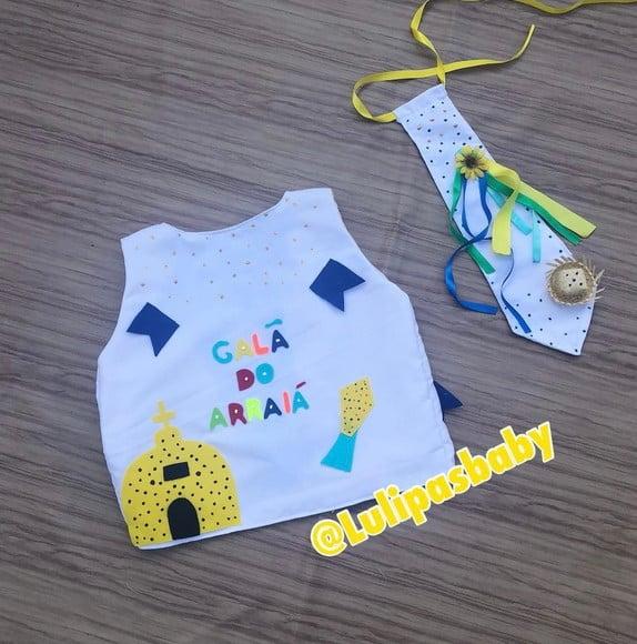 Roupa Junina Menino Caipirinha