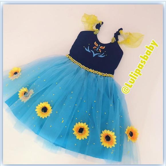 Vestido Anna Frozen Fever