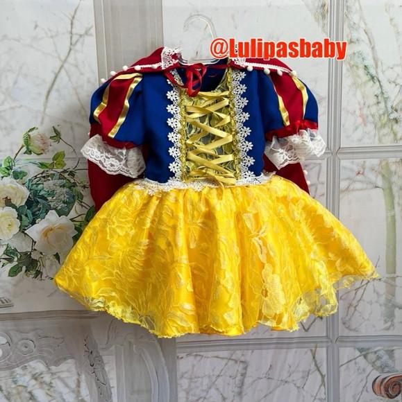 Vestido Branca de Neve Luxo