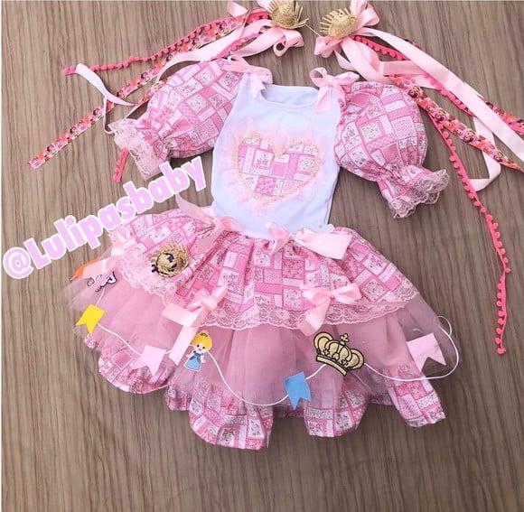 Vestido Caipira Infantil, Vestido Junino Infantil