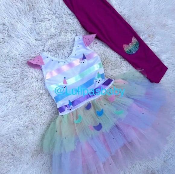 Vestido Casa da Gabby Aniversário