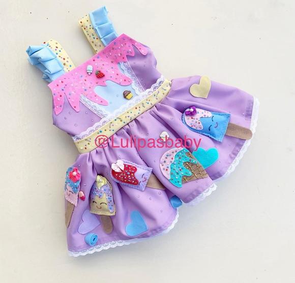 Vestido Confeitaria Guloseimas