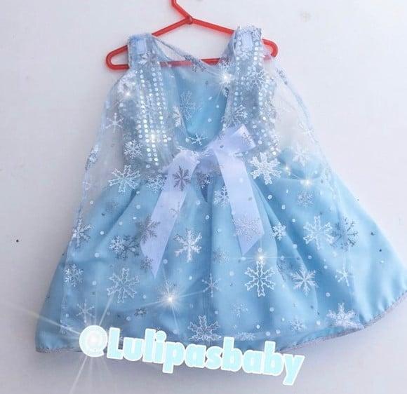 Vestido Elsa Frozen
