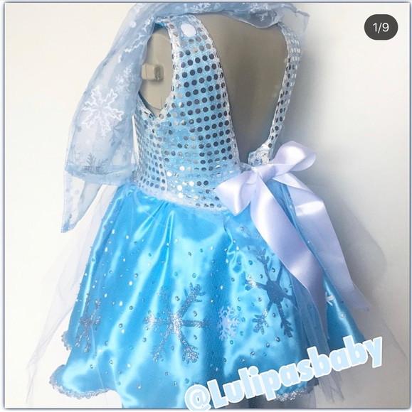 Vestido Elsa Frozen