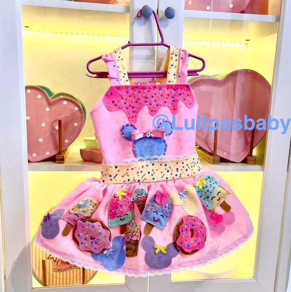 Vestido Infantil Doces Minnie