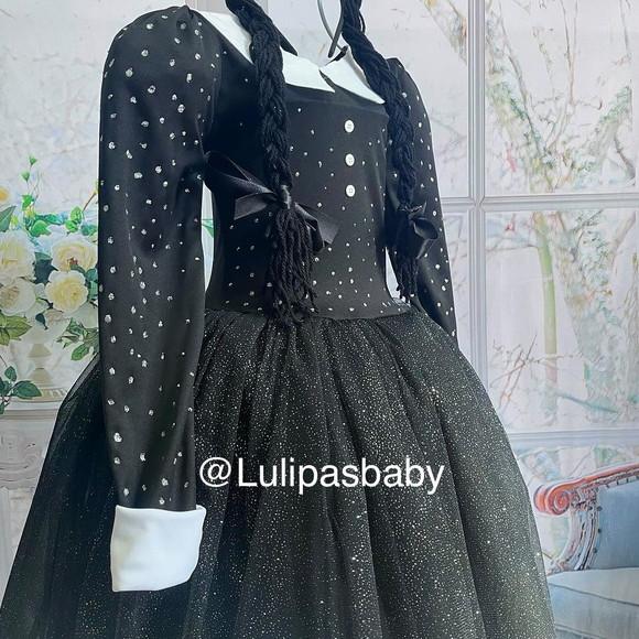 Vestido Infantil Wandinha