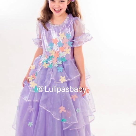 Vestido Isabela Madrigal Filme Encanto