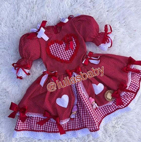 Vestido Junino Caipira Infantil