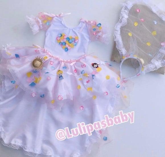 Vestido Junino Noivinha Vestido Caipira Infantil