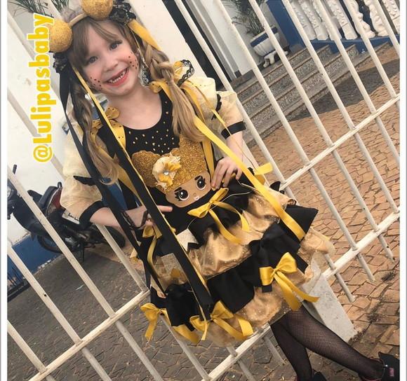 Vestido Junino, de festa junina infantil lol unicórnio