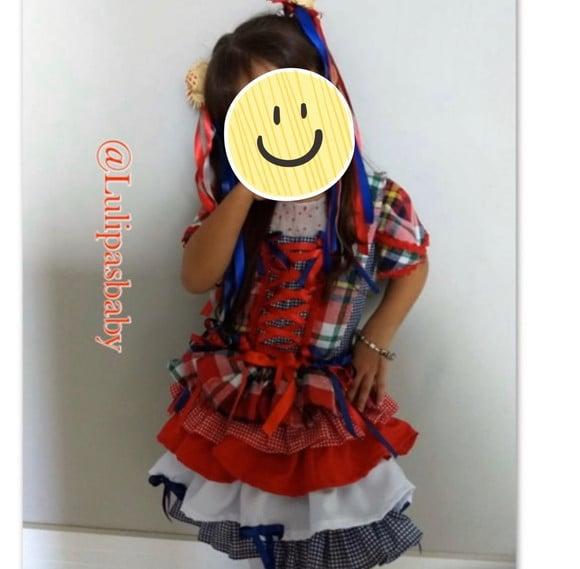 Vestido Junino, Vestido Festa Junina Menina Infantil