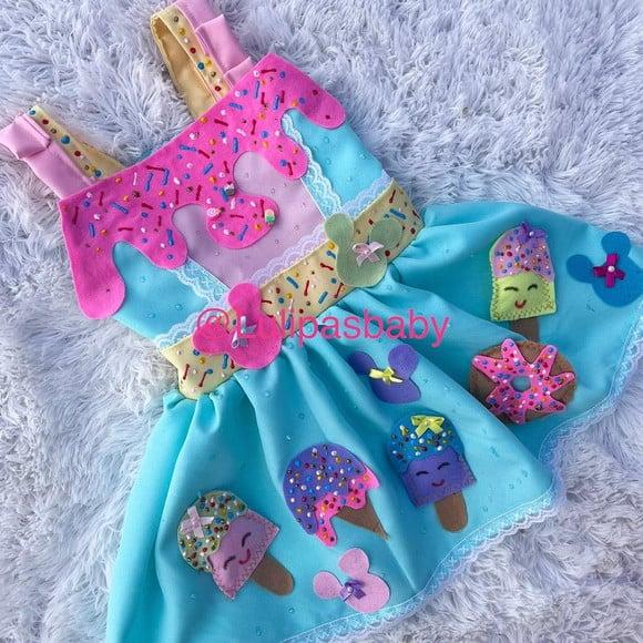 Vestido Minnie Confeitaria Minnie Guloseimas