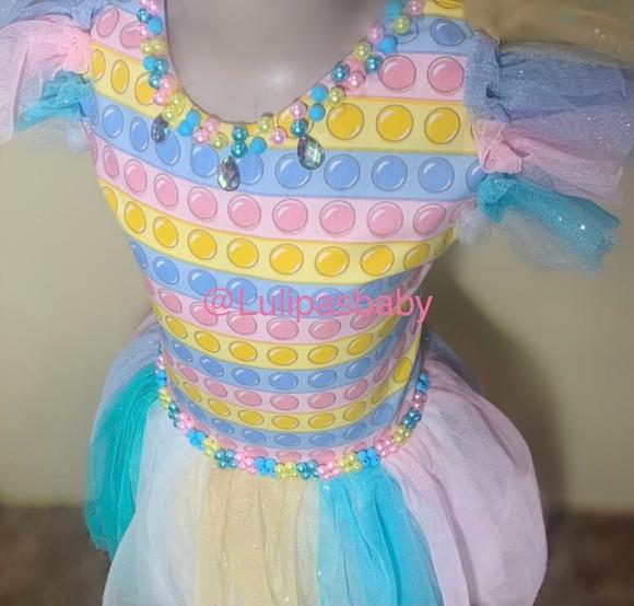 Vestido Pop it luxo