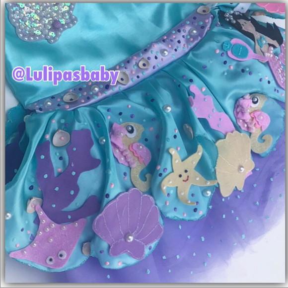 Vestido Sereia com tiara