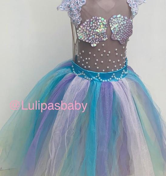Vestido Sereia infantil