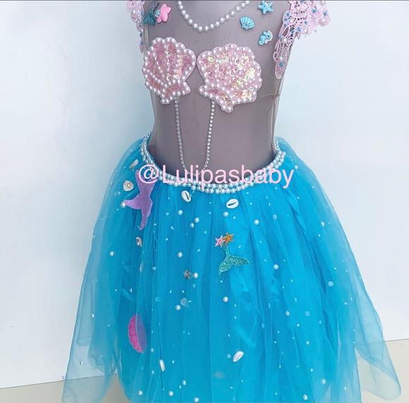 Vestido Sereia Infantil