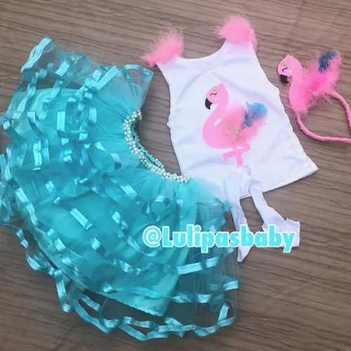 Conjunto - Flamingo