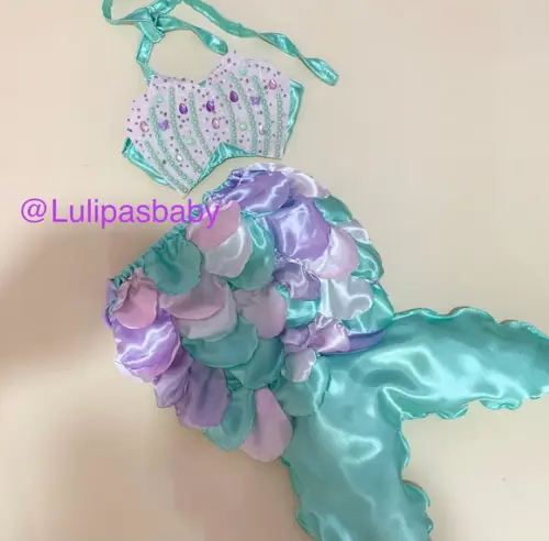 Conjunto sereia infantil