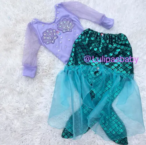 Conjunto Sereia Infantil