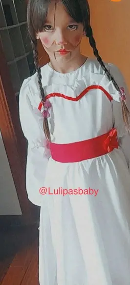Fantasia Annabelle Infantil halloween
