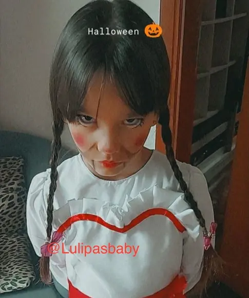 Fantasia Annabelle Infantil halloween