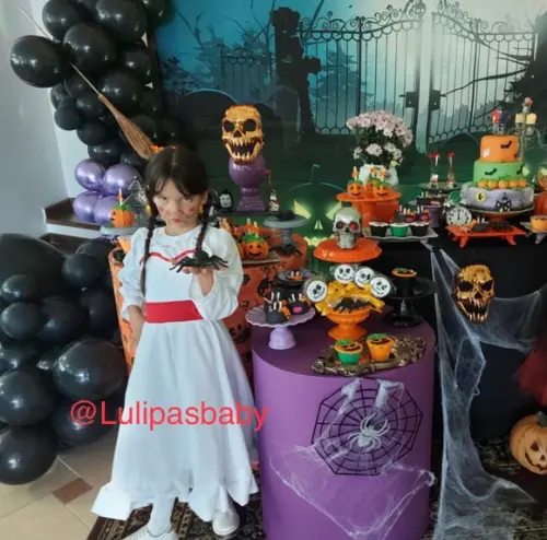 Fantasia Annabelle Infantil halloween