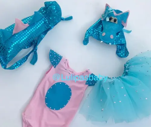 Fantasia dinossauro menina