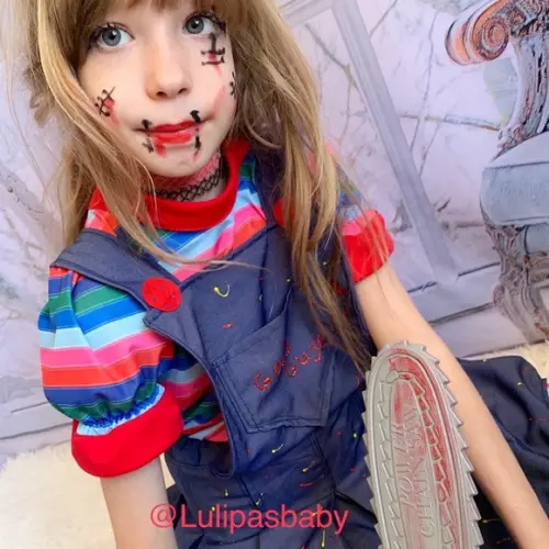 Fantasia Infantil Brinquedo Assassino Chucky Feminina