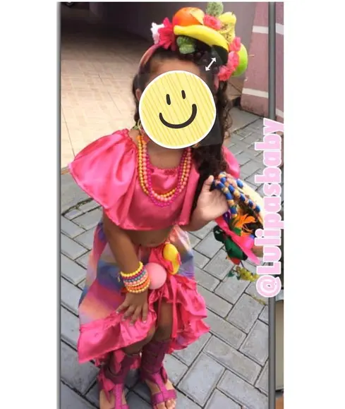 Fantasia infantil Carmen Miranda