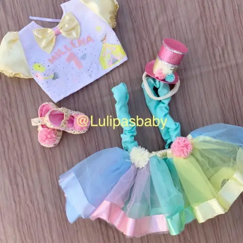 Fantasia palhacinha circo infantil