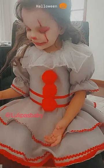 Fantasia Palhaço It Infantil Halloween