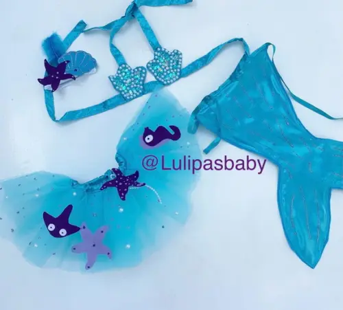 Fantasia Sereia infantil