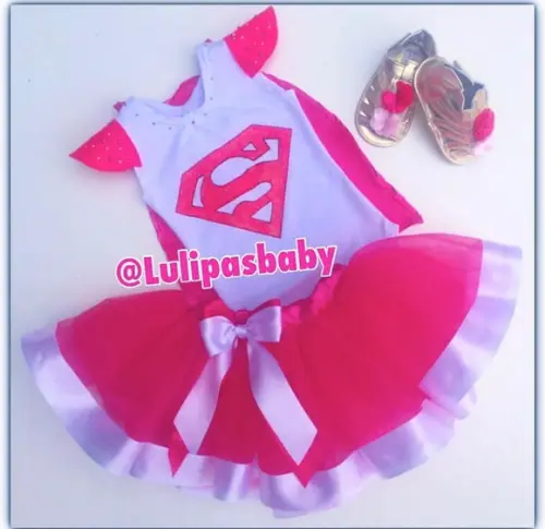 Fantasia super girl infantil