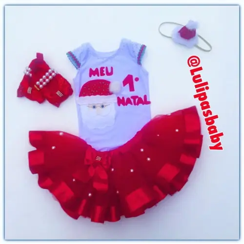 Kit meu primeiro Natal - Menina (Completo)