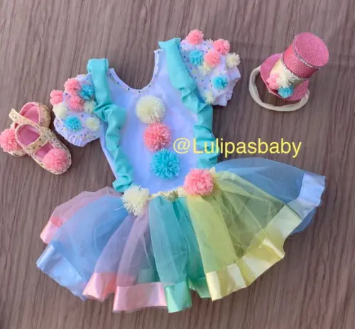 Roupa de Palhacinha Fantasia