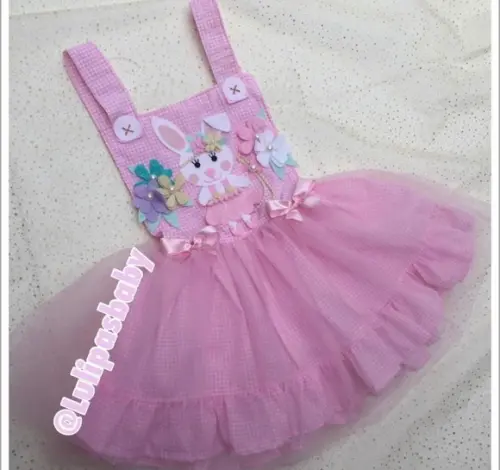 Roupa de Páscoa fantasia de coelha